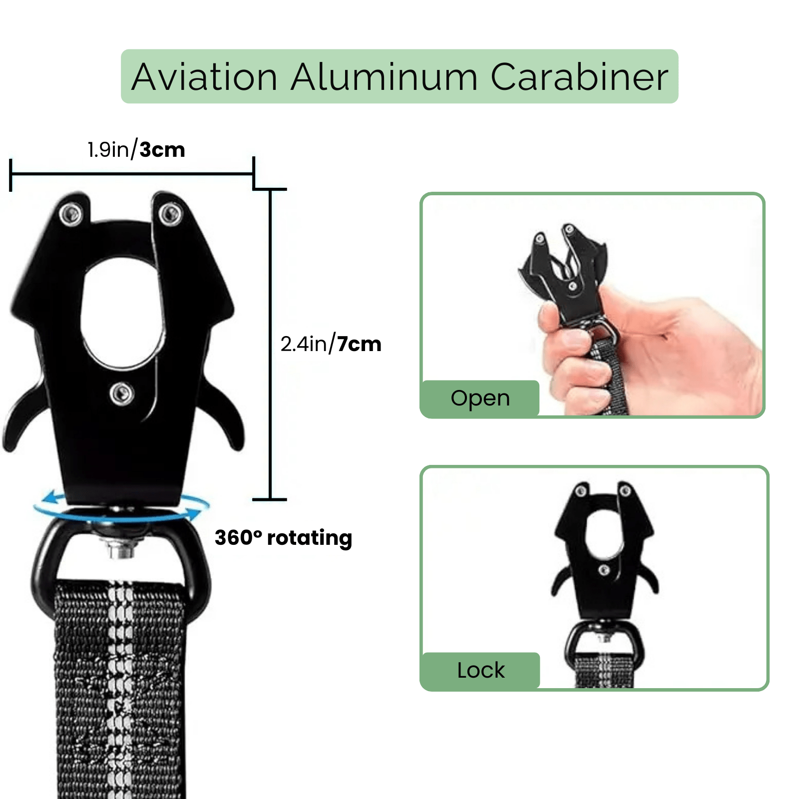 Dailypets Heavy-Duty Reflective Dog Leash with Shock-Absorbing Bungee & Car Seat Belt