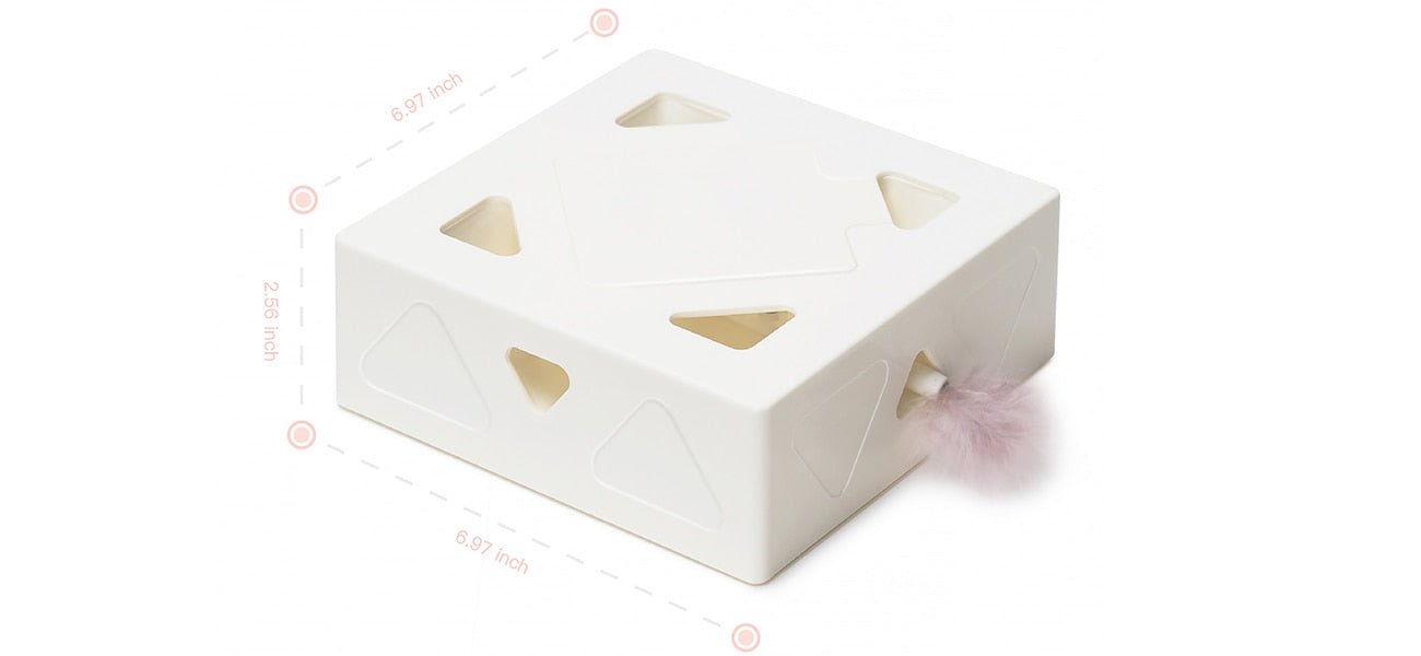 Dailypets Magic Feather Box – Automatic Cat Enrichment Toy