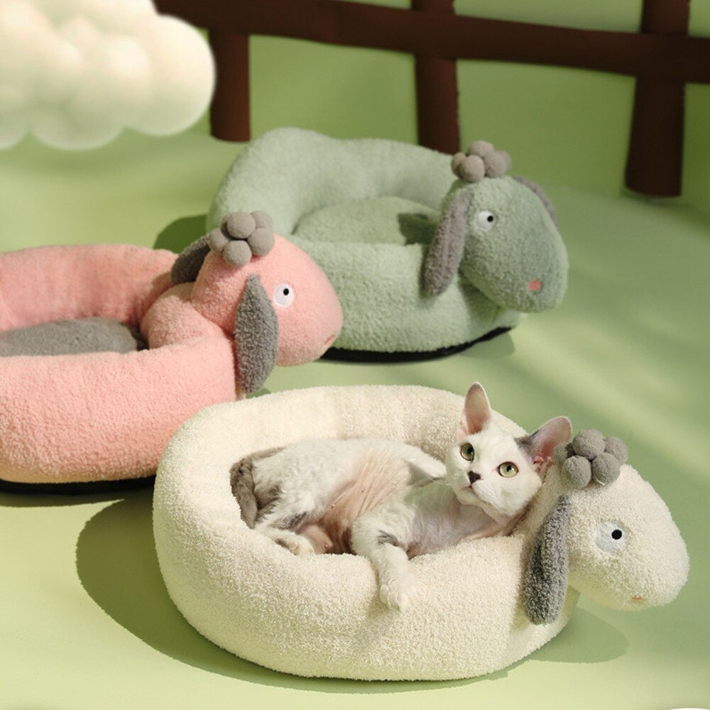 Dailypets Soft Cat Nest Bed – Anti-Anxiety Plush Resting Spot