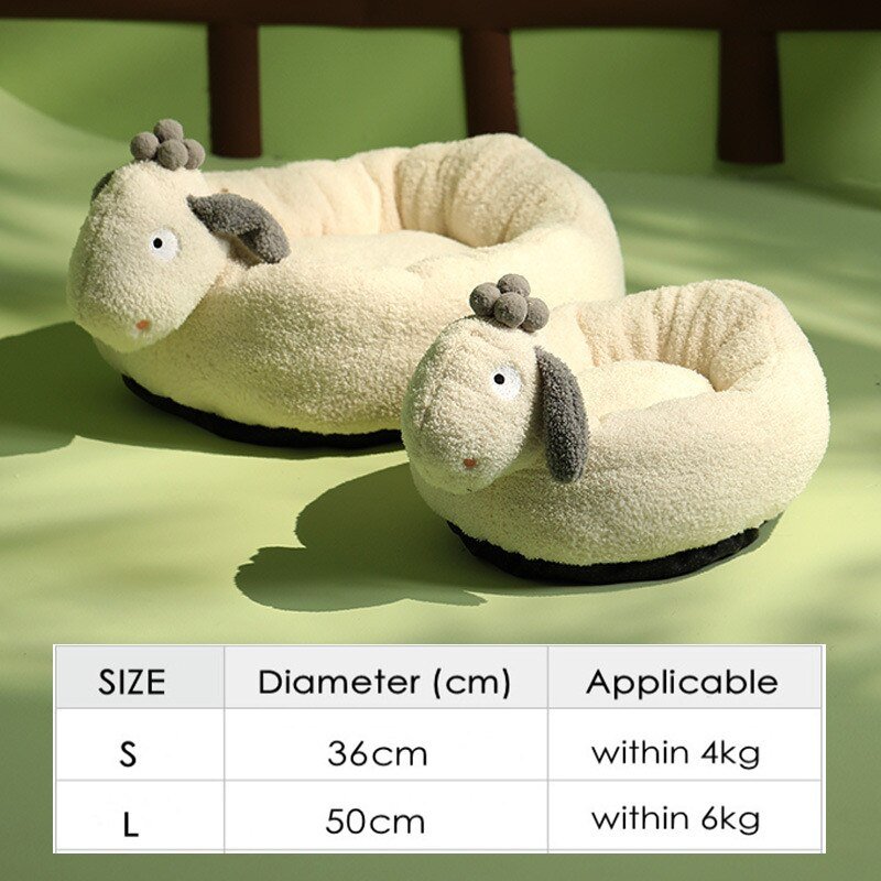 Dailypets Soft Cat Nest Bed – Anti-Anxiety Plush Resting Spot