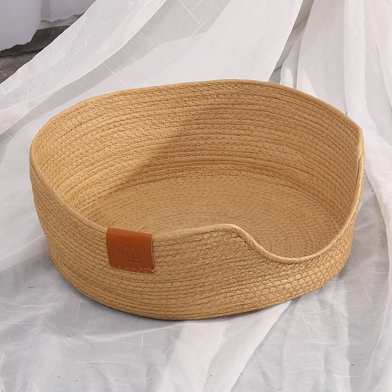 Dailypets Soft Basket Cat Nest with Removable Cushion