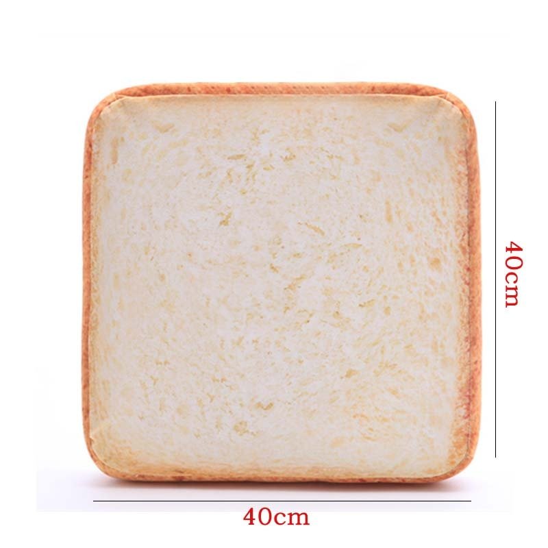 Dailypets Toast Plush Cat Bed – Cozy Square Sleeping Mat