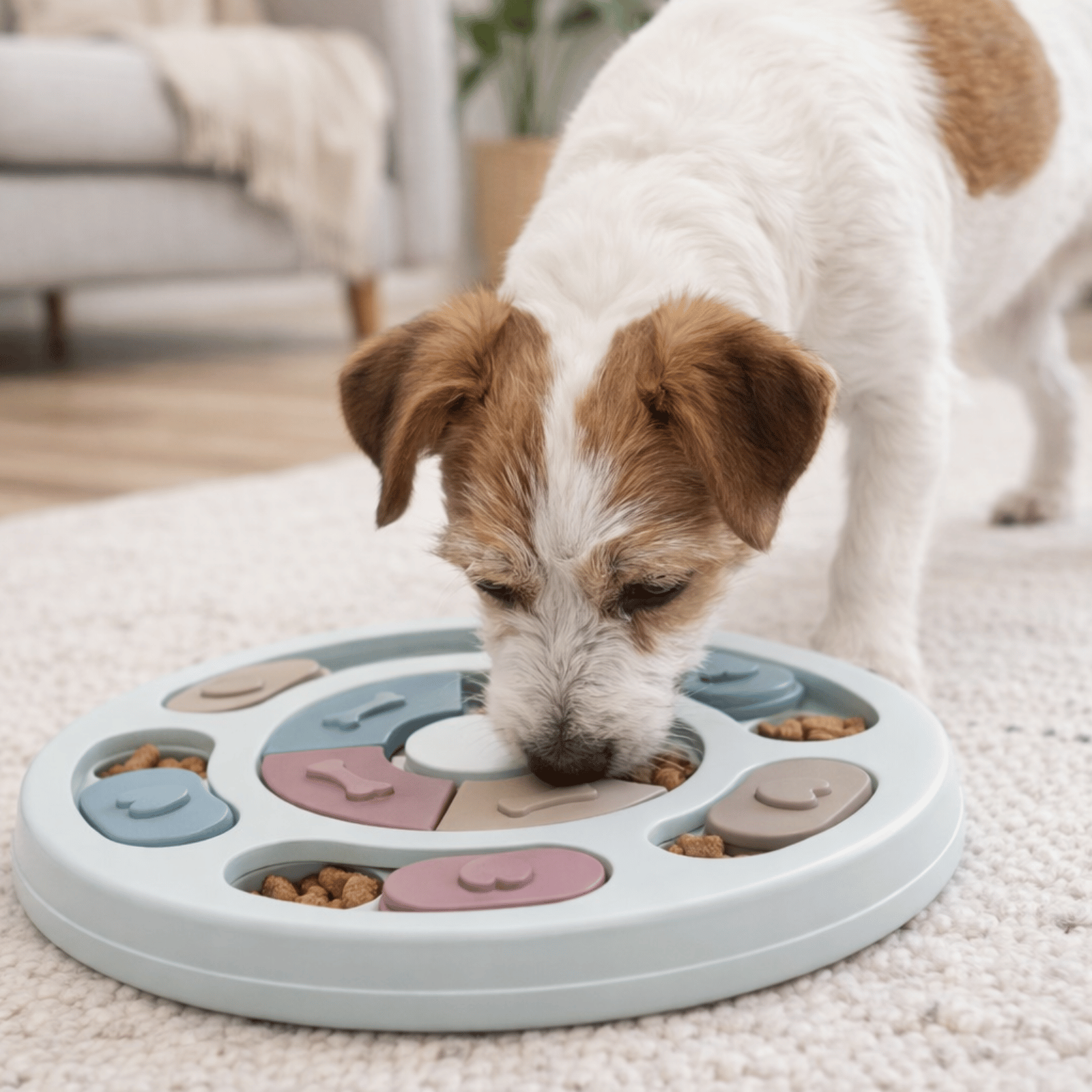 Dailypets Interactive Dog Puzzle Feeder – Slow Feeding Toy for Mental Stimulation