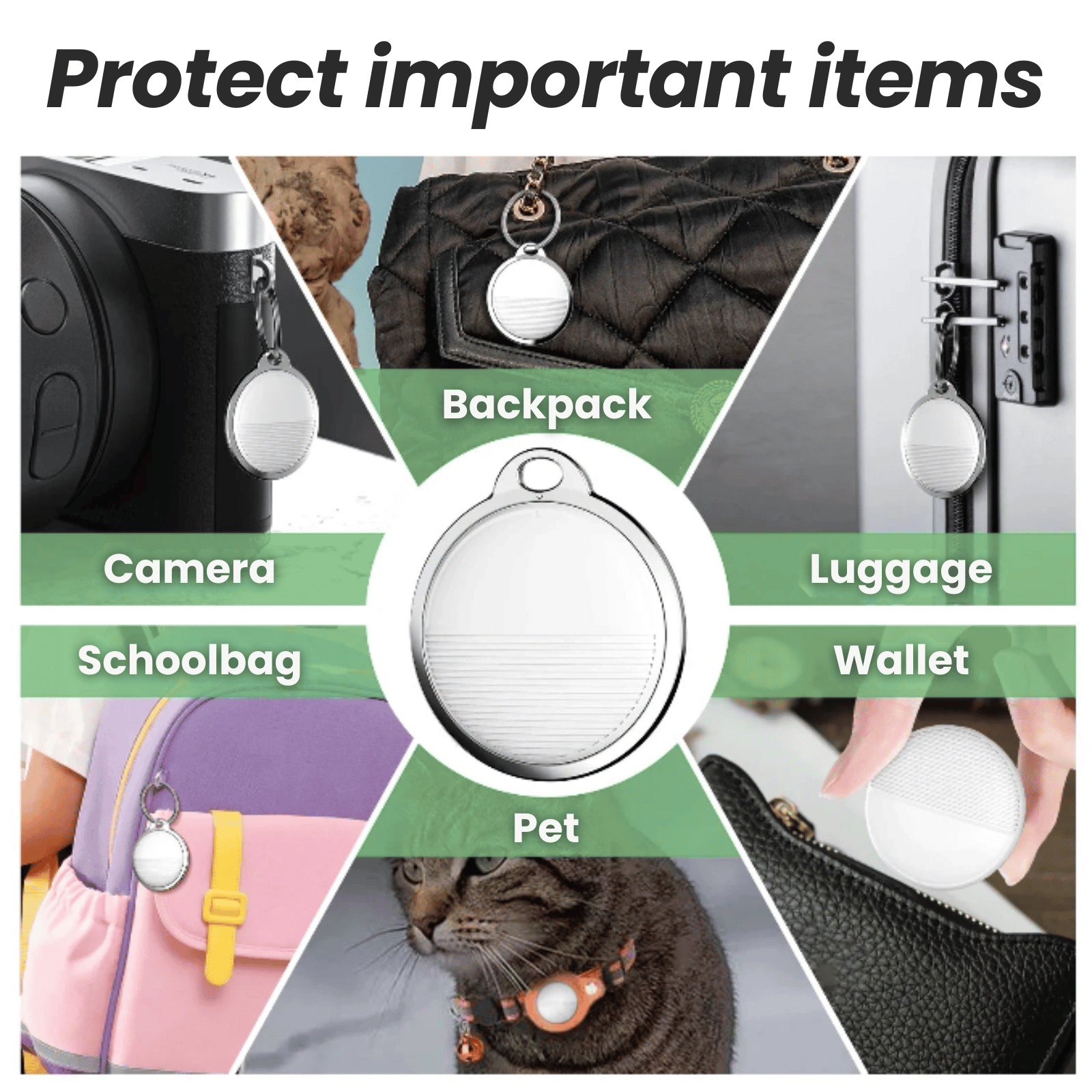 Dailypets Lightweight Cat Tracker Set with Apple Find My Support and Safety Collar