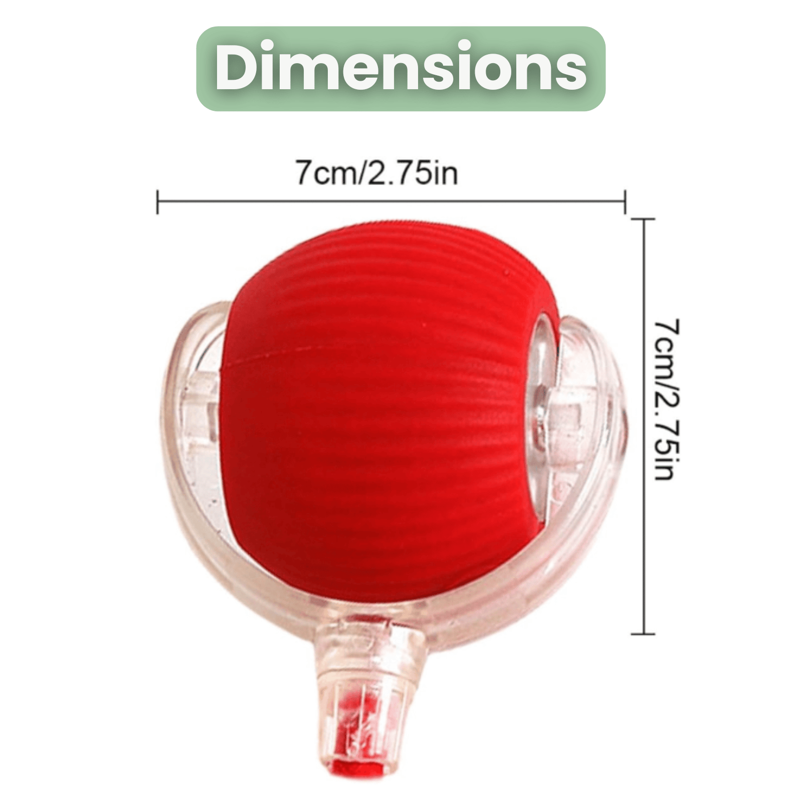 Dailypets Automatic Interactive Pet Ball with Smart Motion and USB Rechargeable Design