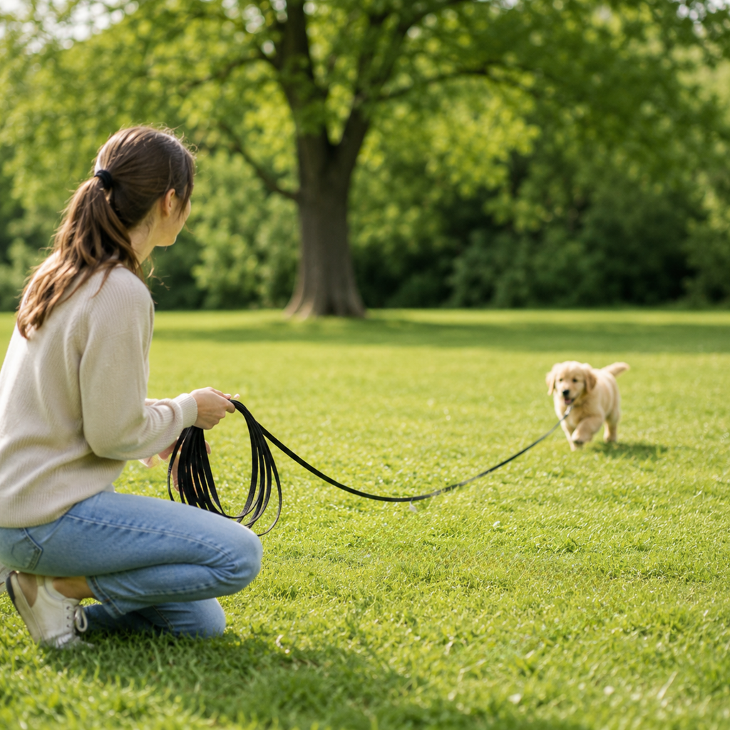 Dailypets Long Training Dog Leash with Durable Nylon Design for Recall and Obedience