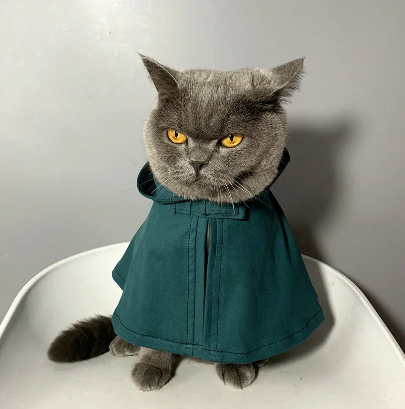 Dailypets Anime-Inspired Cat Cape with Wing Emblem for Cosplay and Photos