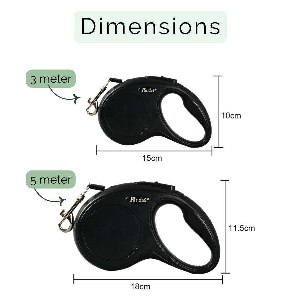 Dailypets GlideControl Retractable Dog Leash with Quick-Lock Brake for Confident Walks