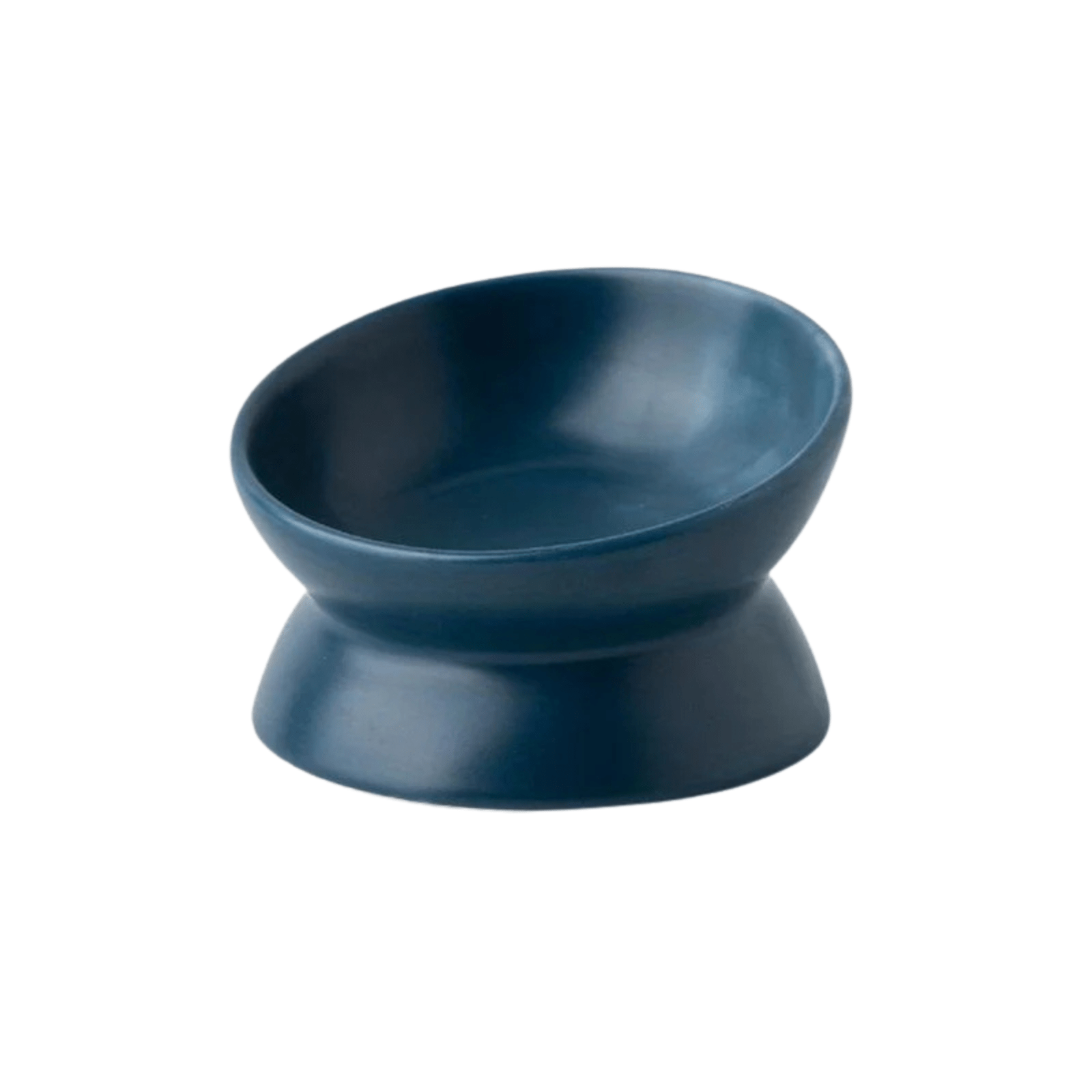 Dailypets Elevated Ceramic Pet Bowl with Angled Stand for Comfortable Everyday Feeding