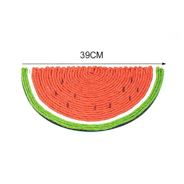 Dailypets Woven Watermelon Cat Scratcher Mat