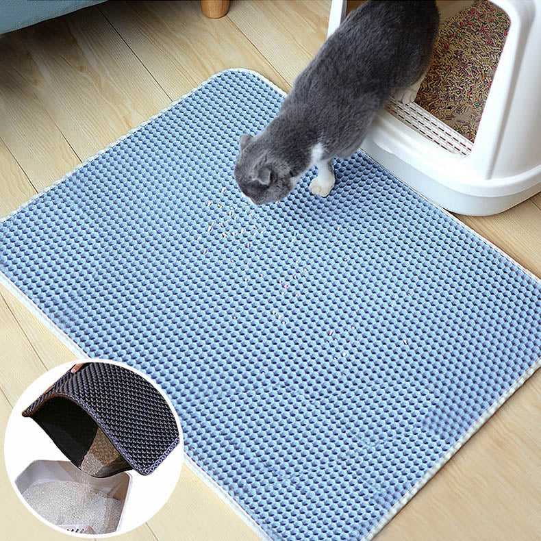 Dailypets Cat Litter Catcher Mat, Waterproof Collector for Litter Boxes