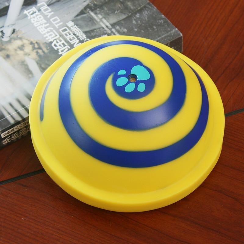 Dailypets Woof Glider Dog Toy, 16cm Squeaky Rubber Dome for Active Play