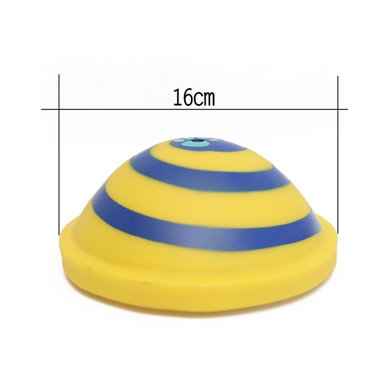 Dailypets Woof Glider Dog Toy, 16cm Squeaky Rubber Dome for Active Play