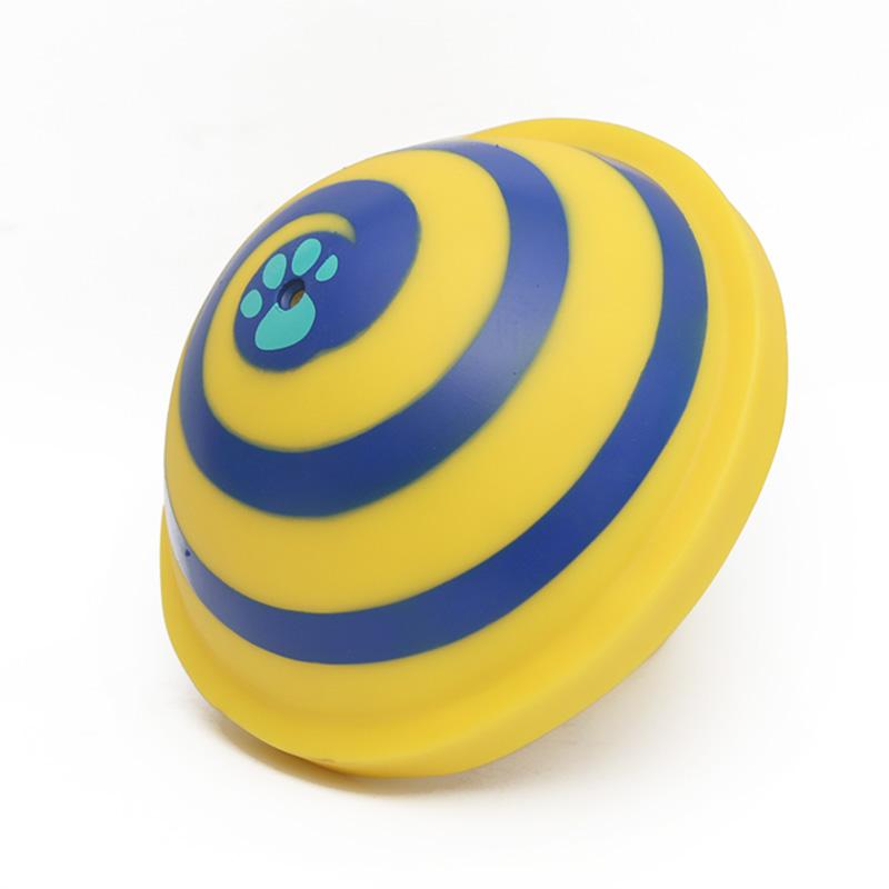 Dailypets Woof Glider Dog Toy, 16cm Squeaky Rubber Dome for Active Play