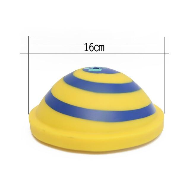 Dailypets Woof Glider Dog Toy, 16cm Squeaky Rubber Dome for Active Play