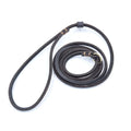 Dailypets Soft Leather Slip Lead for Dogs with Adjustable All-in-One Lead & Collar