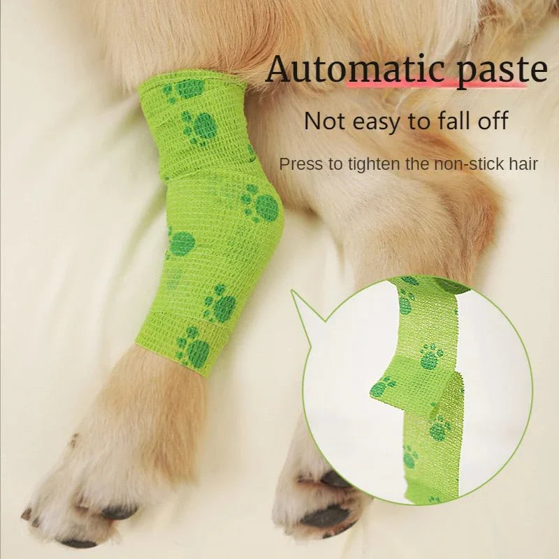 Dailypets Self-Adhesive Pet Bandage Wrap for Dogs and Cats with Breathable Fabric